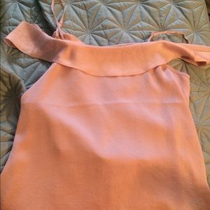 off the shoulder express blouse Pink, white, grey